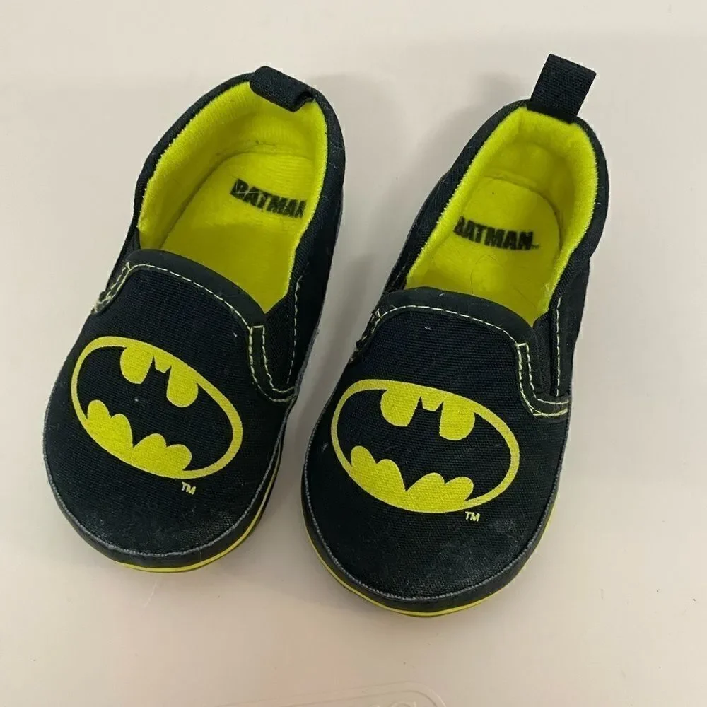 Baby bat man DC comics soft sole shoes